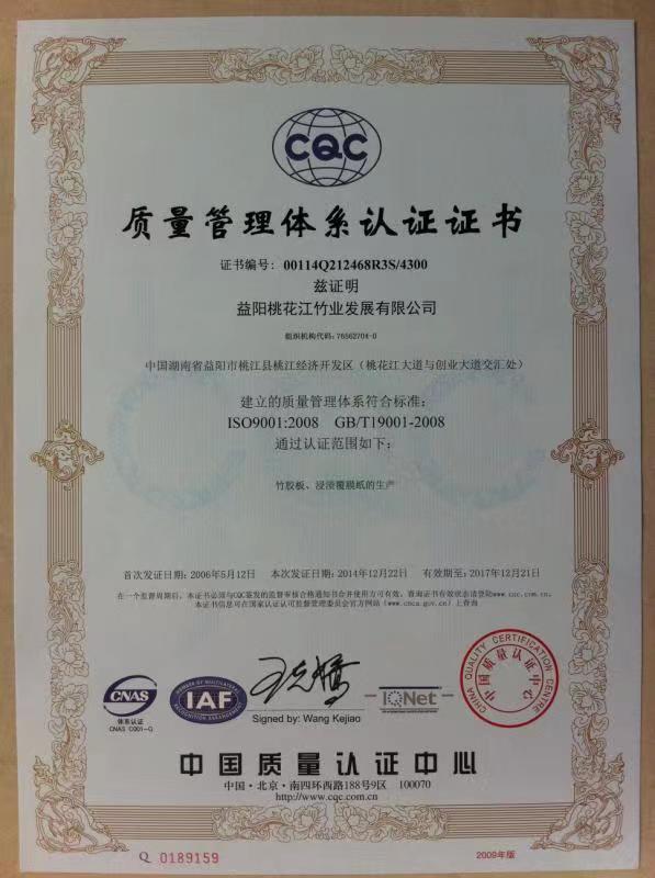 ISO9001質(zhì)量體系認(rèn)證